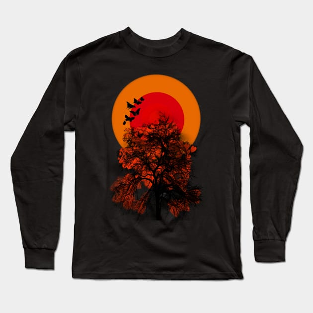 Autumn Afternoon Long Sleeve T-Shirt by Mr. Piknik